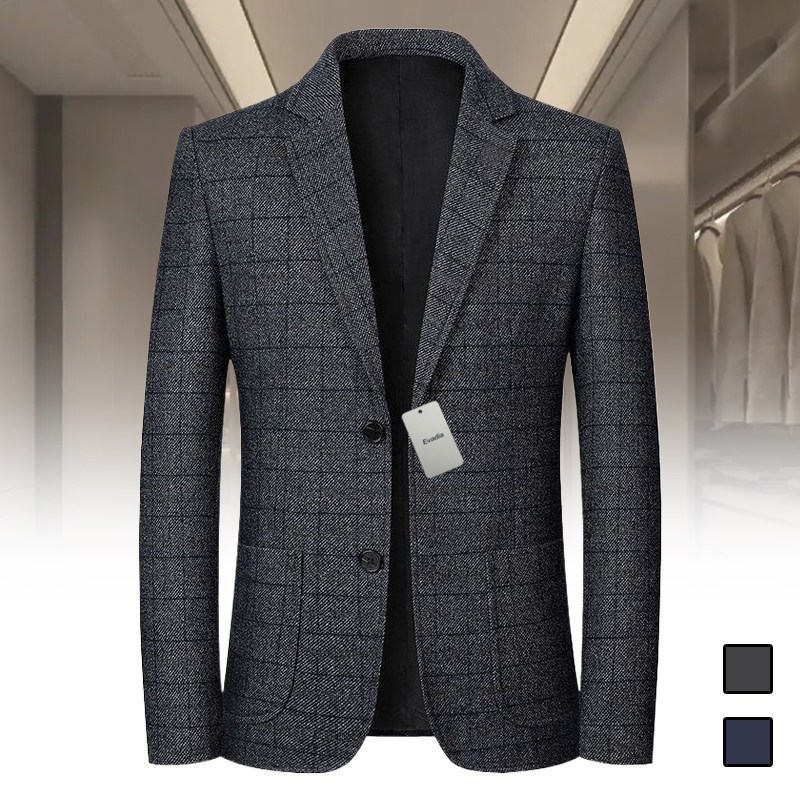 Zenaris 중년 남자 블레이저 카라넥 정장 자켓 체크 캐주얼 아우터 재킷 42,800원