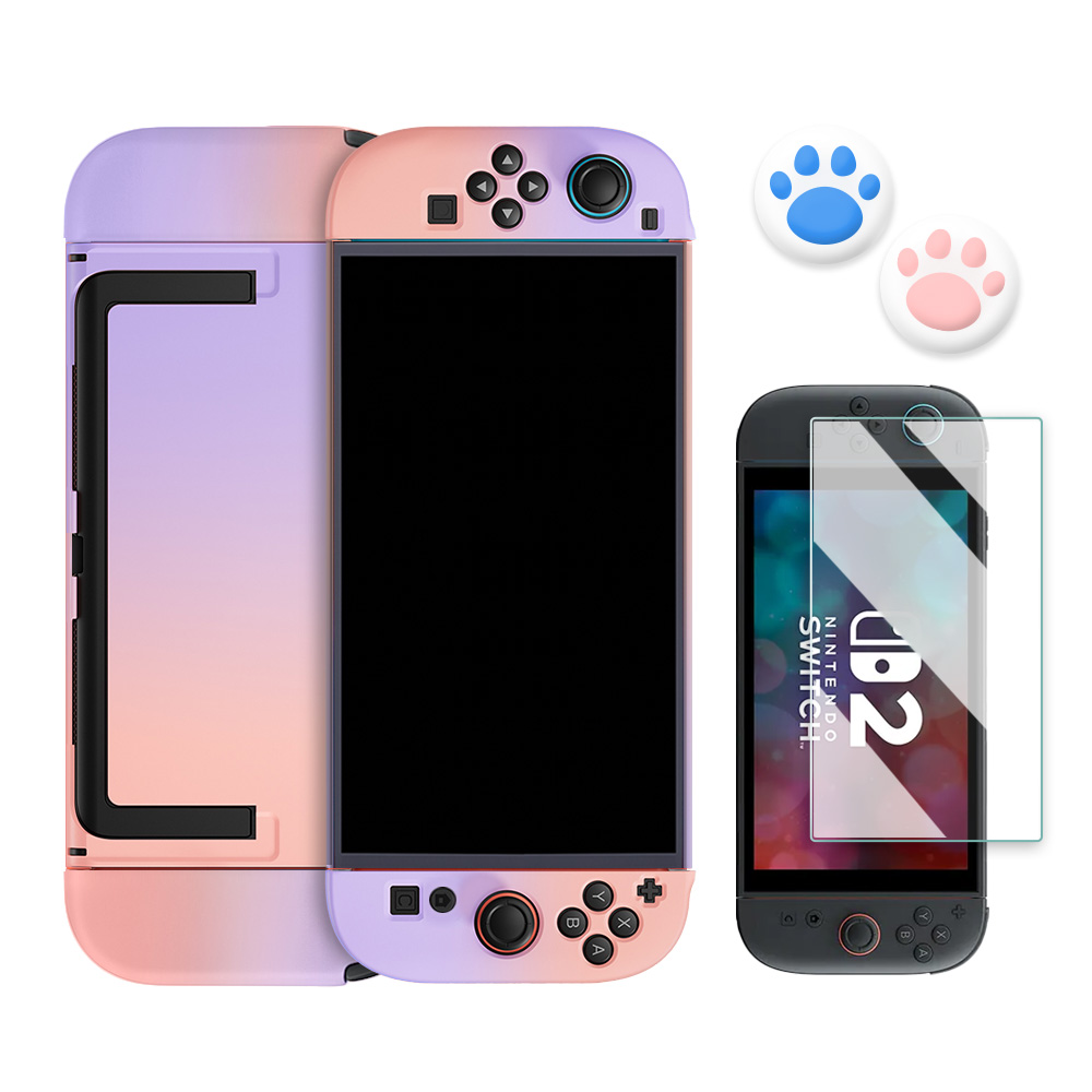 뷰씨 닌텐도 마카롱 풀커버 케이스 + 강화유리필름 + 조이콘 커버 2p 20,800원