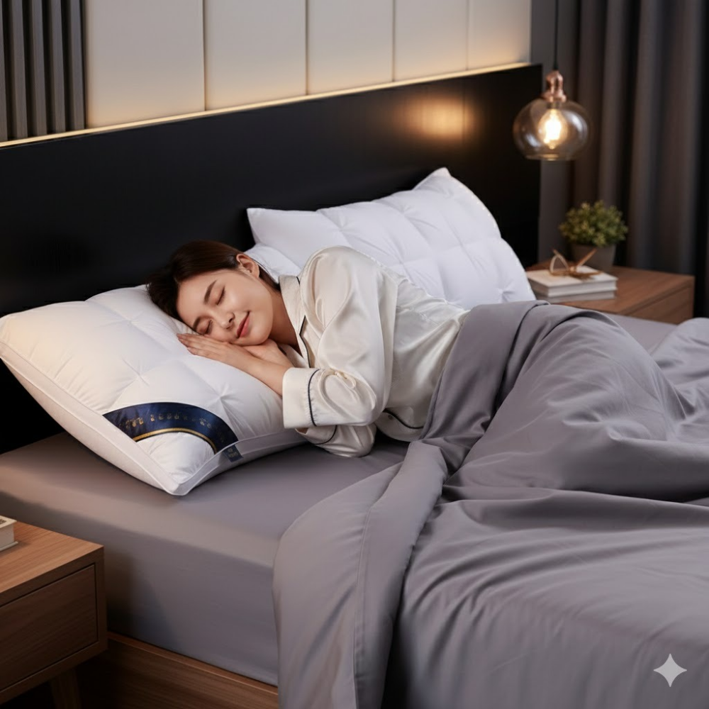 세븐버핏 프리미엄 항균 숙면 호텔 엣지베개 목편한 경추베개 지퍼형 19,900원