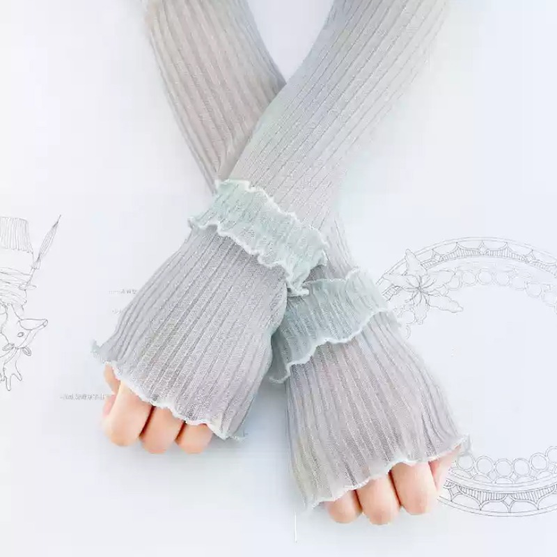 1+1 여성 운전 레이스 팔토시 핸드 워머 운전용 팔 쿨 토시 7,500원