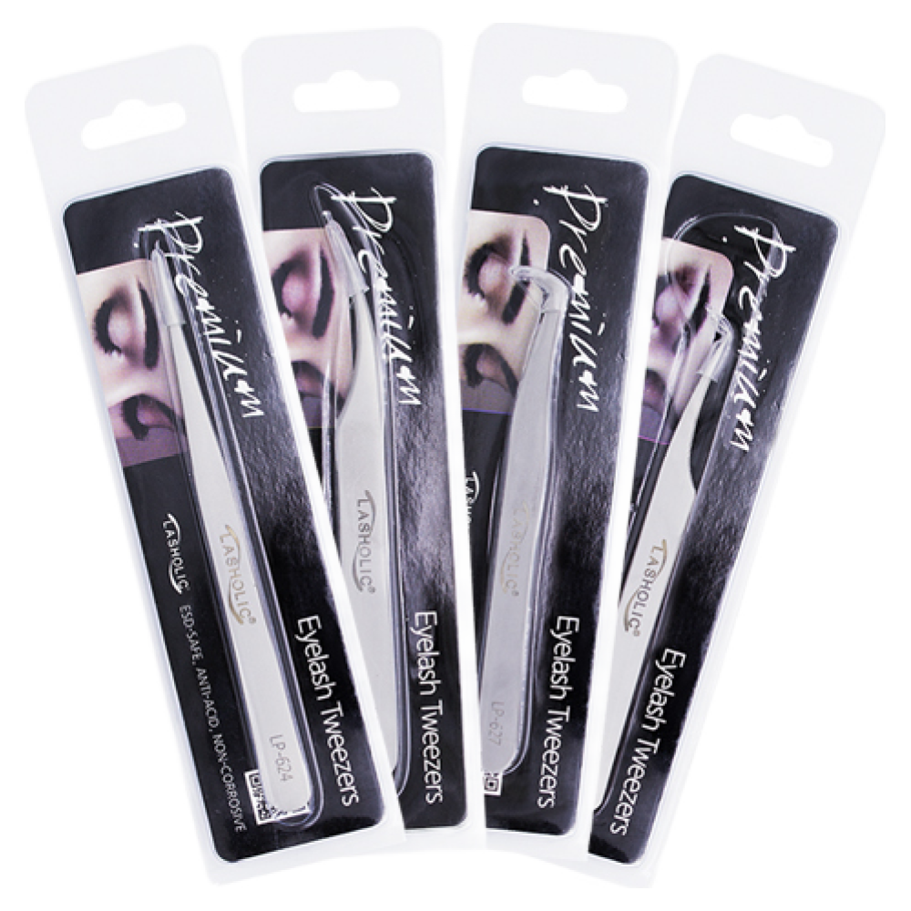 래쉬홀릭 프리미엄핀셋4종 속눈썹연장핀셋, 1개 7,800원