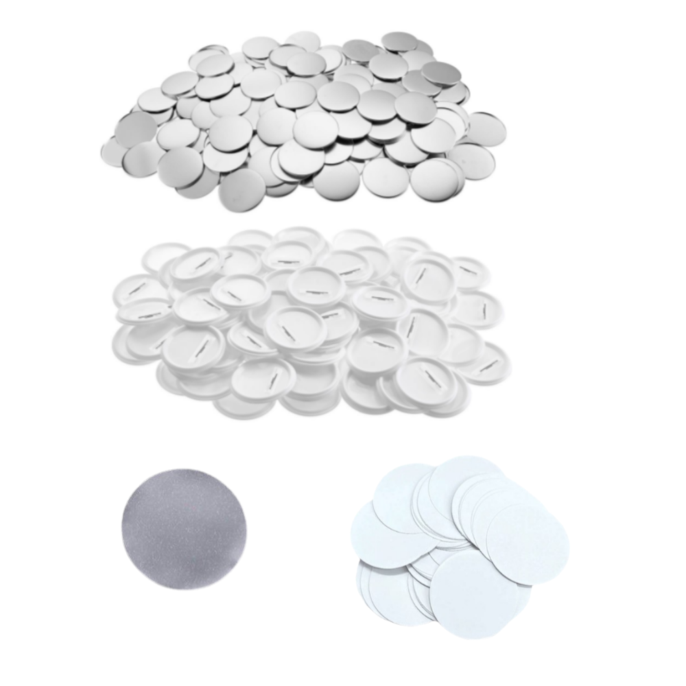 핀버튼 핀뱃지 뱃지만들기 뺏지 굿즈 제작 [원형종이 보호필름 포함], 100개, 58mm(화이트백) 18,300원