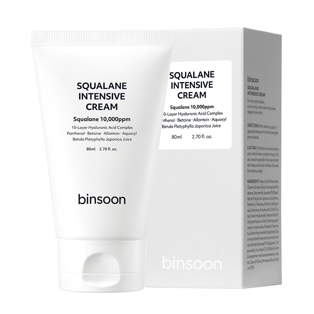 빈순 스쿠알란 인텐시브 판테놀 히알루론산 수분장벽 크림, 1개, 80ml 22,000원