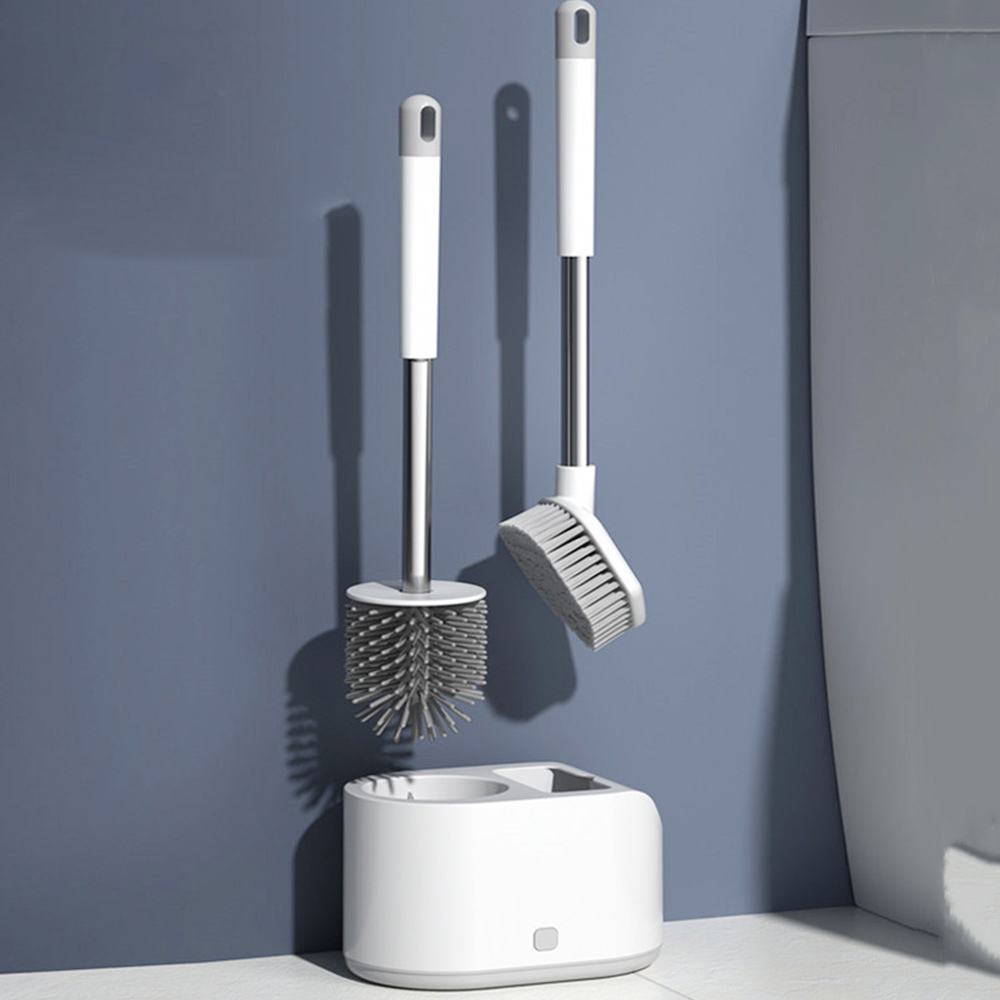 홈라인 벽걸이형 변기솔 청소솔 이중 브러쉬, 화이트, 1세트 9,900원