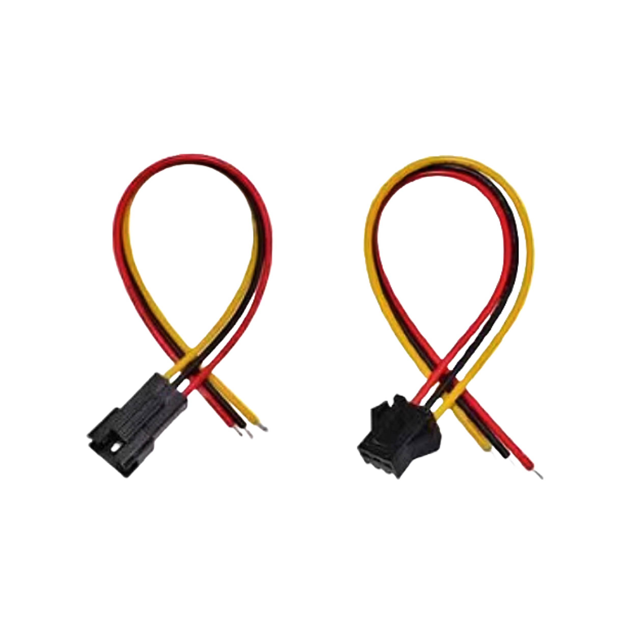 WS2812B용 SM커넥터 케이블, BLACK/YELLOW/RED 170원