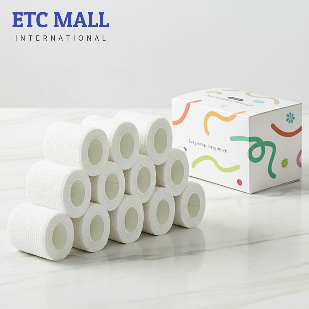 이티씨몰 자가점착 밴드 5cm 압박붕대 10+2 화이트, 1개 13,600원