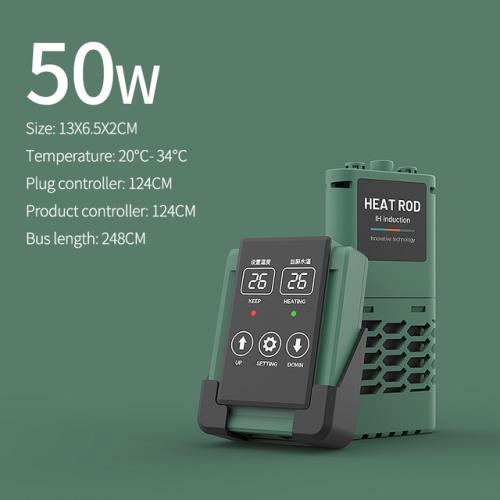 수족관 히터 새로운 잠수정 물고기 탱크 LCD 디스플레이 조정 가능한 물 가열 막대 일정한 자동 온도 56,560원