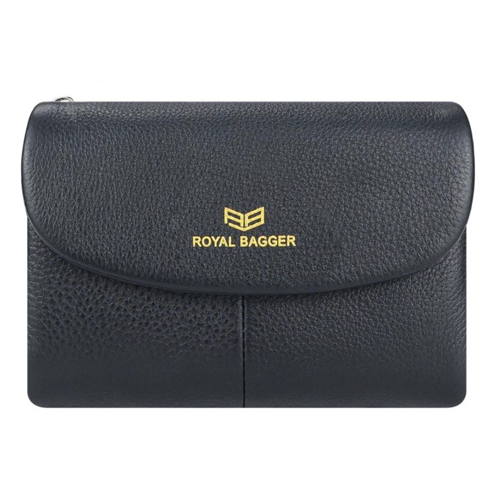 Royal Bagger RFID 차폐 여성용 단축 지갑 가죽 다중 카드 슬롯 슬롯 슬롯 삼단 접이식 지갑 자석 개폐 2063, 코끼리 회색, 레저 39,990원