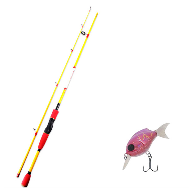 아피스 배스게임 XT 루어 낚싯대 옐로우 + 다미끼 디팝 70 하드베이트 루어 267H GHOST SMOG 7,250원