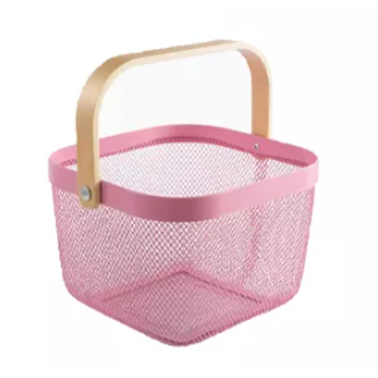 위드윈 리사토르프 철제바구니 우드손잡이 다용도 수납바구니 이케아바구니 9,690원