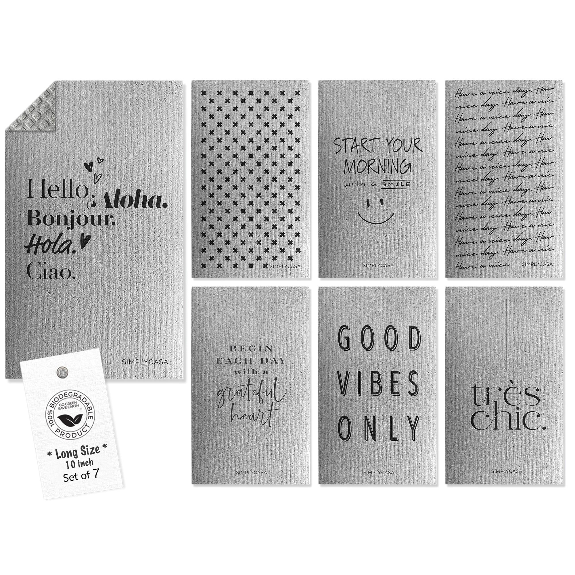 심플리까사 셀룰로오스 스웨덴 행주 세트(택1) 21,300원