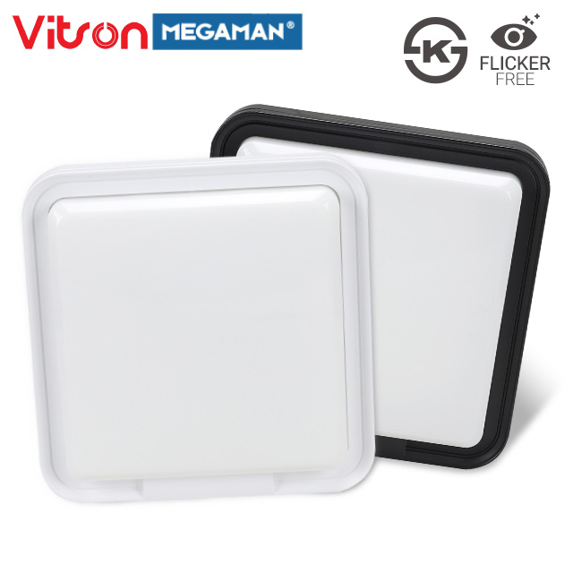 비츠온 LED 메가맨 사각 직부등 20W 방수 현관 복도 베란다 조명, 1개, 화이트바디 주광색 12,300원