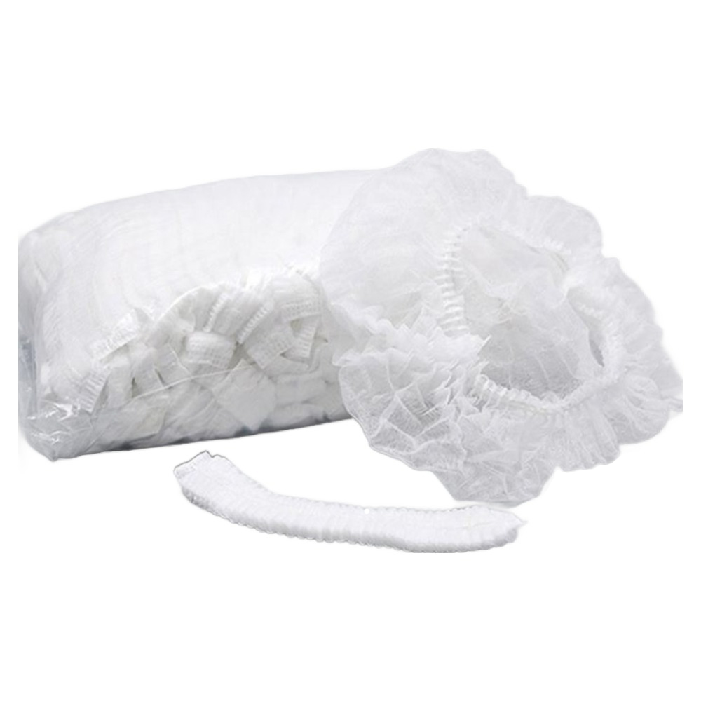 네오 일회용 모자 부직포 헤어캡 10g, 화이트, 100개 5,000원