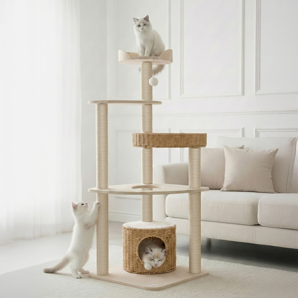 레토 고양이 프리미엄 4단 프라이빗 타워 LCG-CT02 95,820원