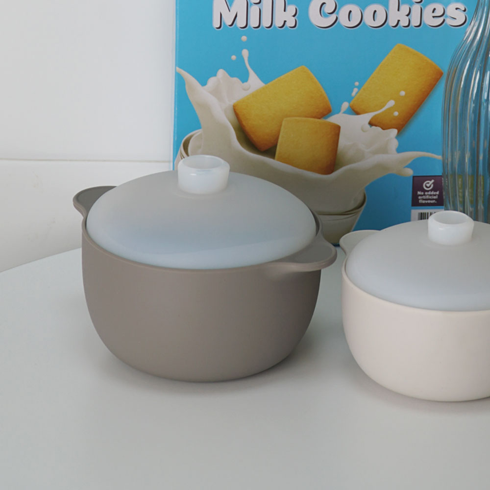 히어키친 실리콘 계란찜기 전자렌지 에그쿠커 1인용 간편찜기 2colors 14,900원