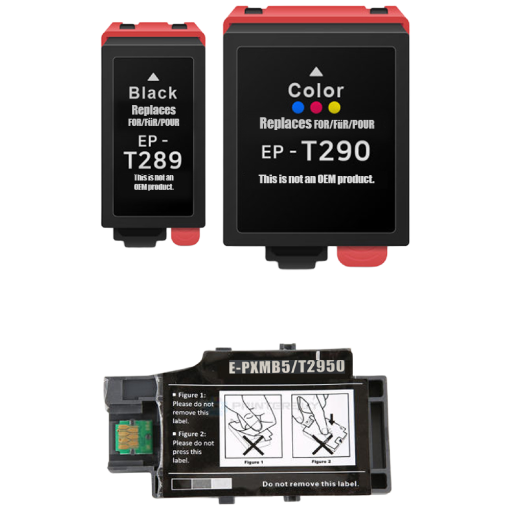 훼이머스신곡점 엡손 호환잉크 Workforce 100 WF100 T289 T290 T295 세트(검정2개+칼라2개+유지보수킷트1개), 1세트, (검정*2개+칼라2개+유지보수킷트*1개) 22,300원