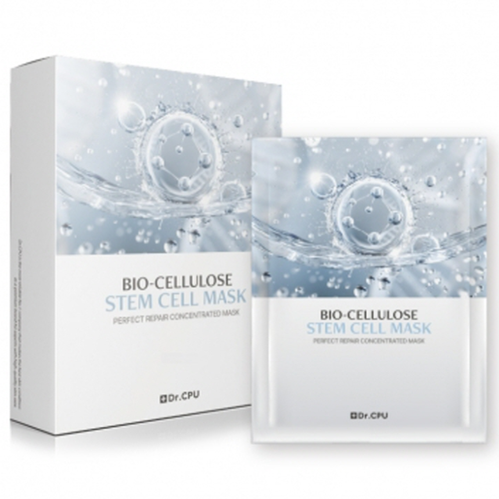 [Dr.CPU] 닥터씨피유 바이오 셀룰로오스 스템셀 마스크 25g 5매입 천연 코코넛 원단 시트로 밀착력 UP 마스크팩, 5개, 25g 30,000원