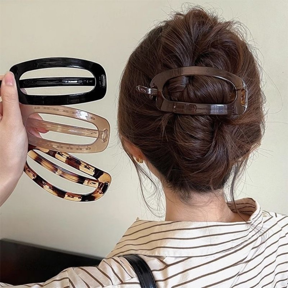 대왕 올림머리 가로집게판 헤어핀 일자머리핀 4개 1세트 7,890원