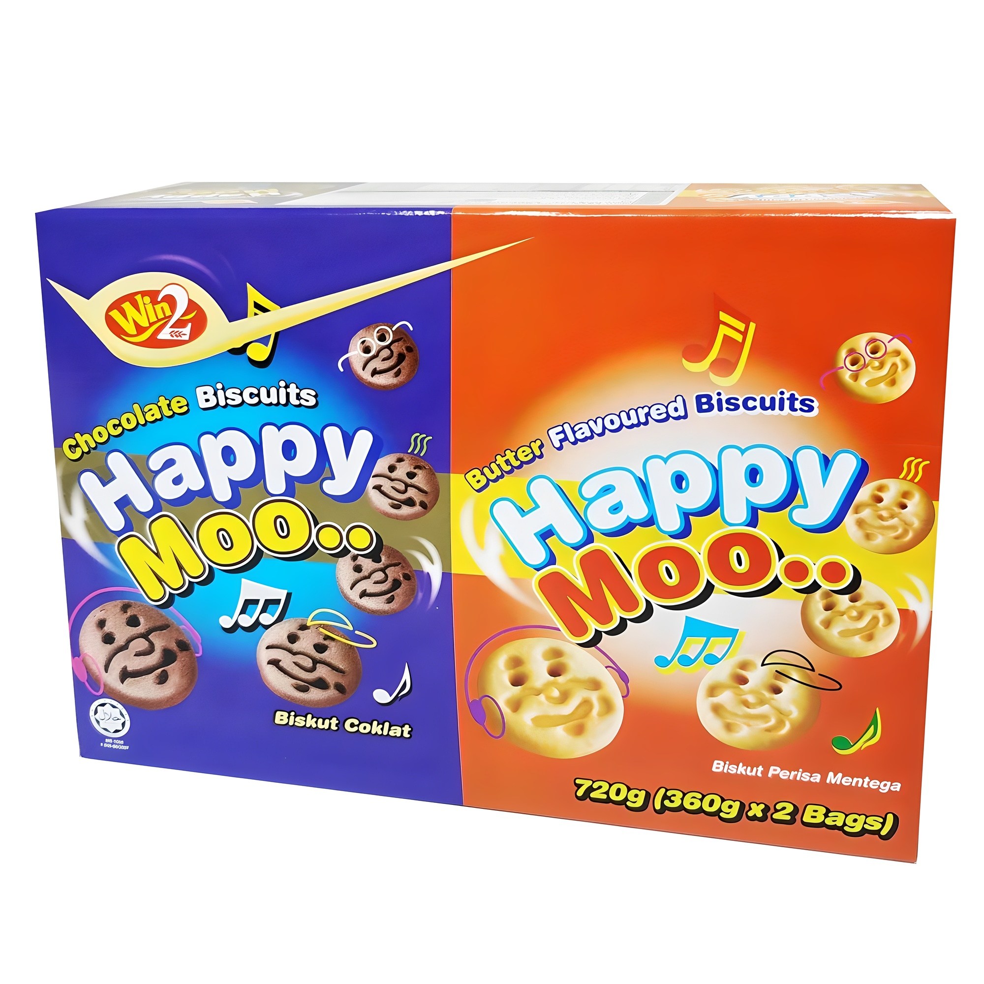 해피무 초콜릿맛 비스킷 30p + 버터향 비스킷 30p 대용량 14,960원