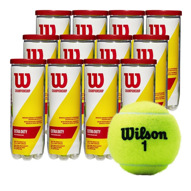 윌슨 챔피언쉽 테니스공 캔볼 36개입 69,800원