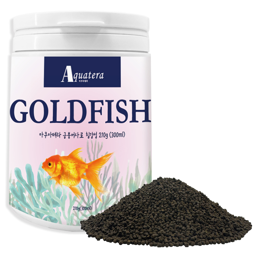 아쿠아테라 금붕어사료 침강성, 210g, 1개 4,140원