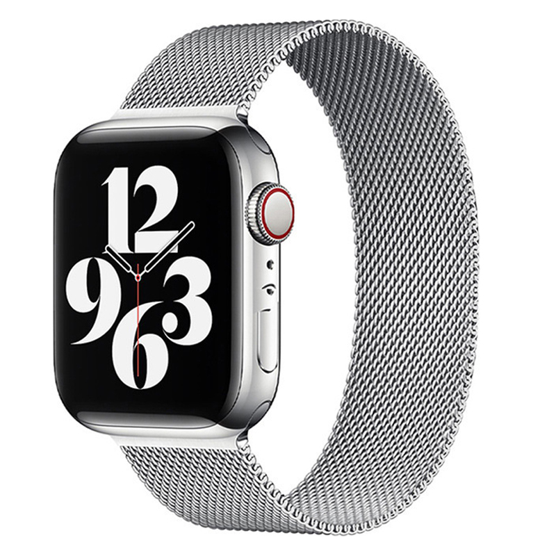 아이코어스 애플워치 호환 밀레니즈 루프 마그네틱 스트랩, 실버, 1개 5,000원