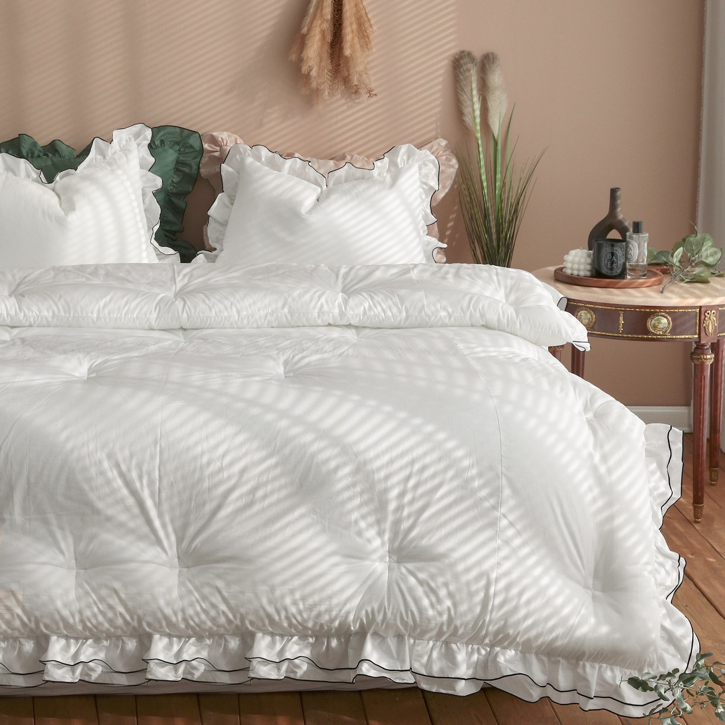 헬로우슬립 메종 프릴 순면 60수 차렵이불 59,900원