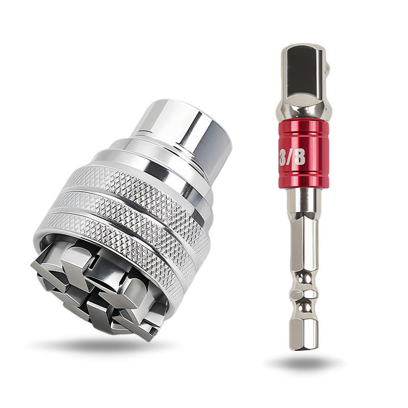 공구PXJ 조절식 임팩용 소켓 어댑터 만능복스소켓 10mm-19mm, 1세트 13,000원