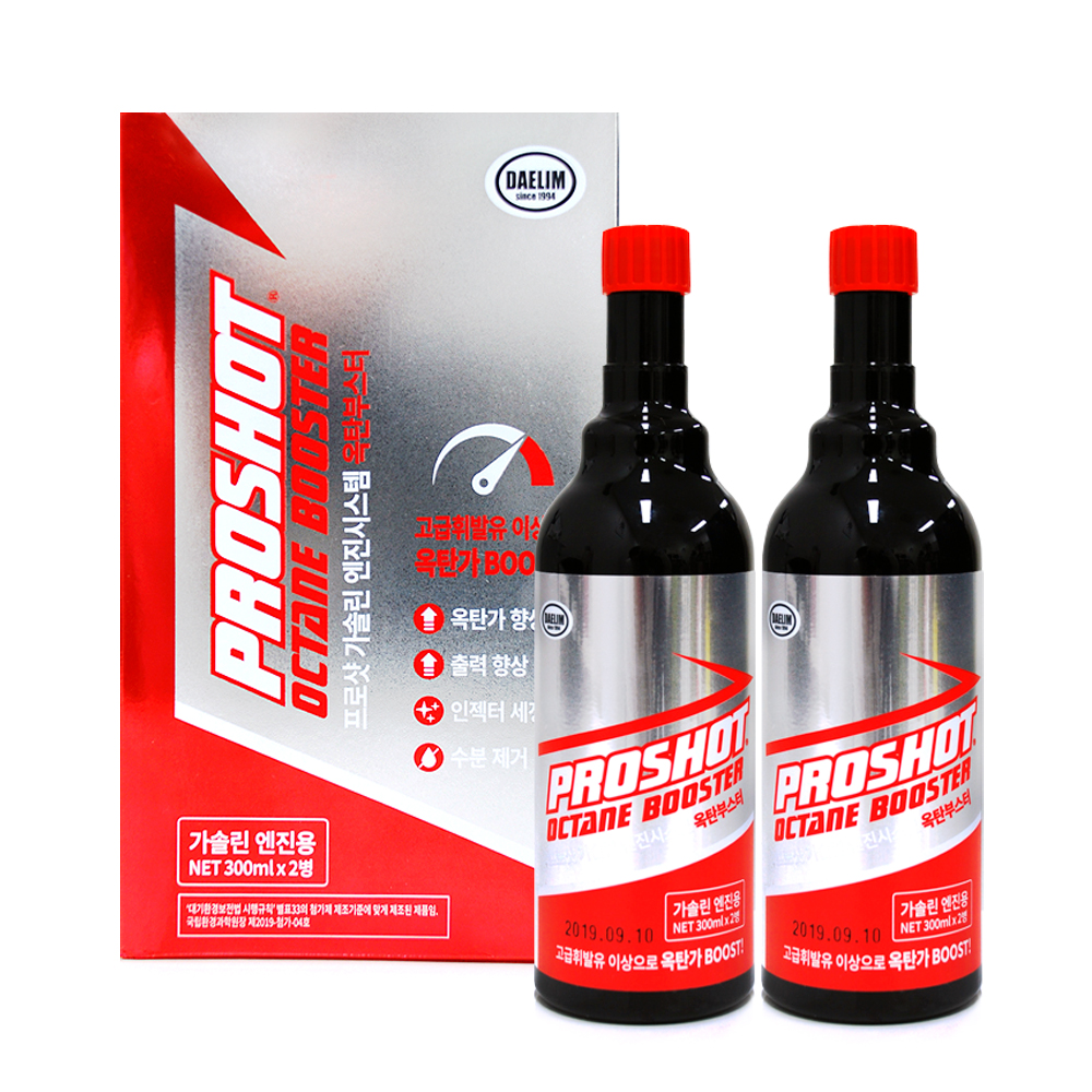 프로샷 옥탄부스터 옥탄가향상제 가솔린 300ml, 2개, 가솔린 25,000원