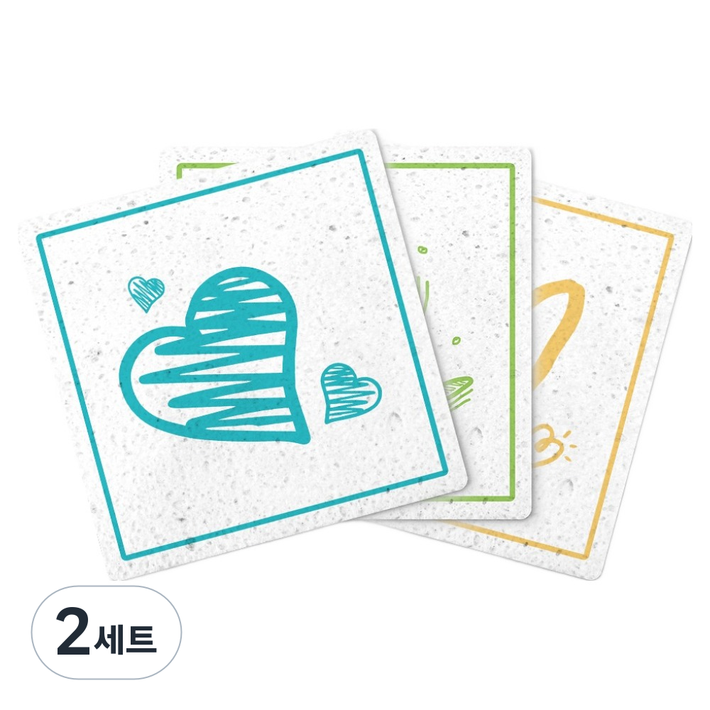 기본에 물때 기름때 지우개 행주 3종 세트, 2세트 9,800원