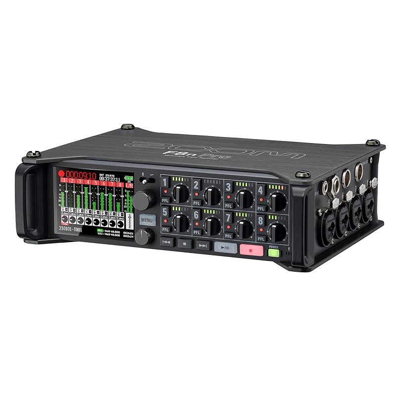 ZOOM 줌 F8n Pro 필드 레코더 32bit 플로트 8ch 입력 XLR/TRS 콤보 프리 레코딩 기능 탑재 상업용 모델 국내연장 1,245,530원