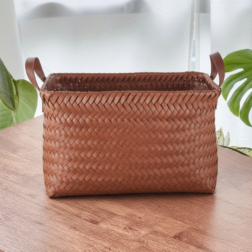 리빙필로 라탄 수납바구니, 갈색, 2개 20,340원