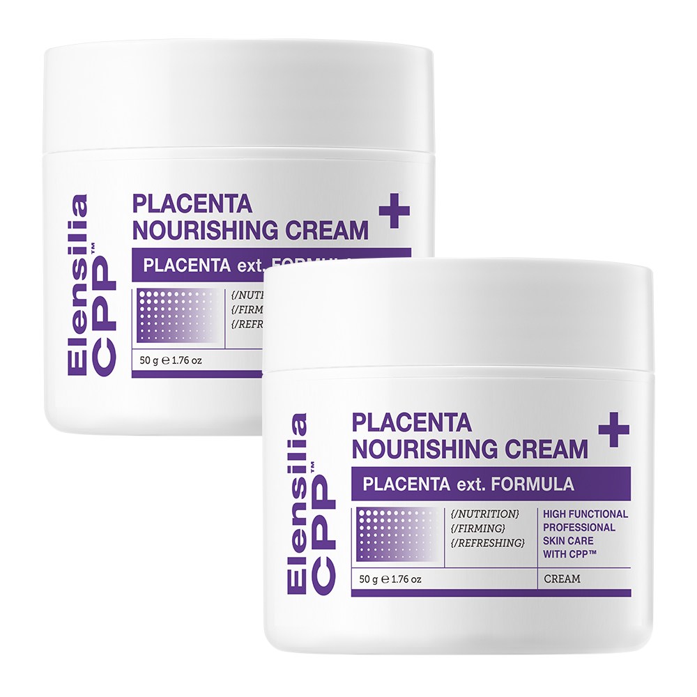 [엘렌실라] CPP 태반 고보습 영양크림, 50g, 2개, 현재가 25,610원