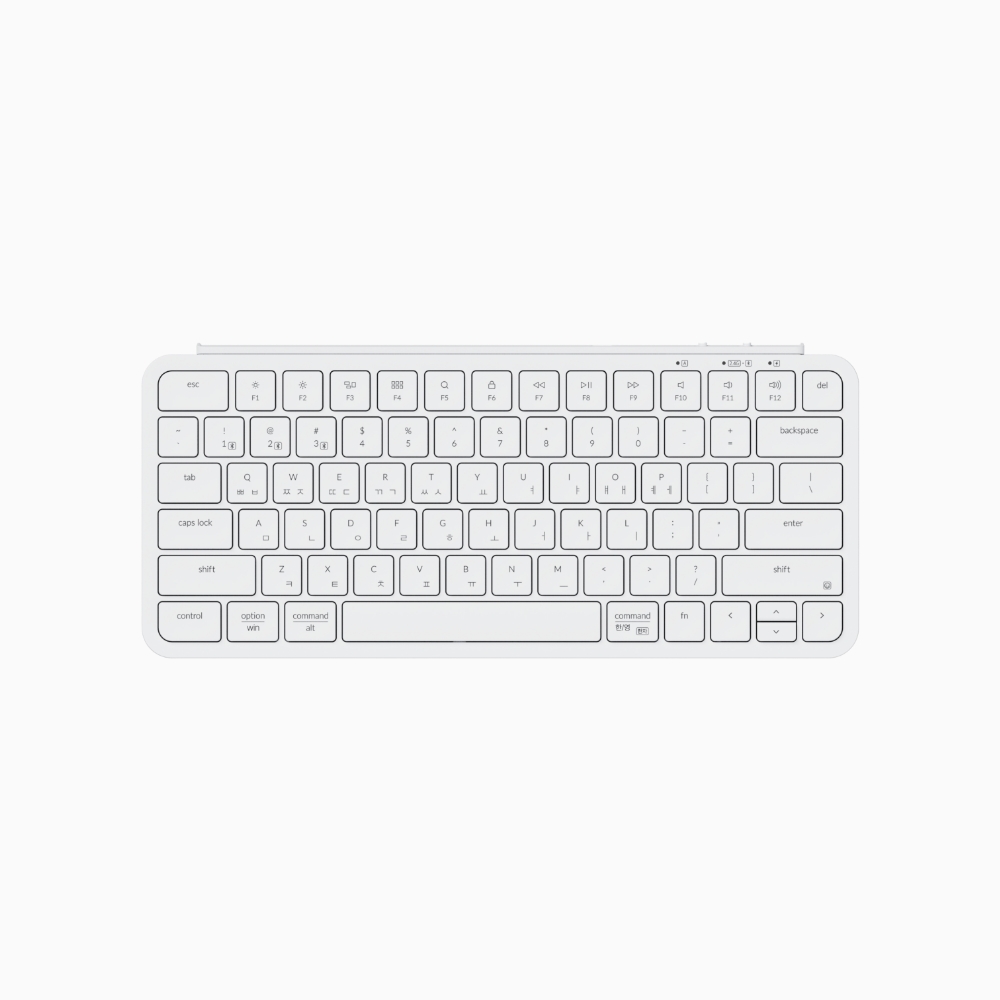 키크론 B1 화이트 4in1 블루투스 무선 슬림 키보드 미니배열 펜타그래프 34,800원