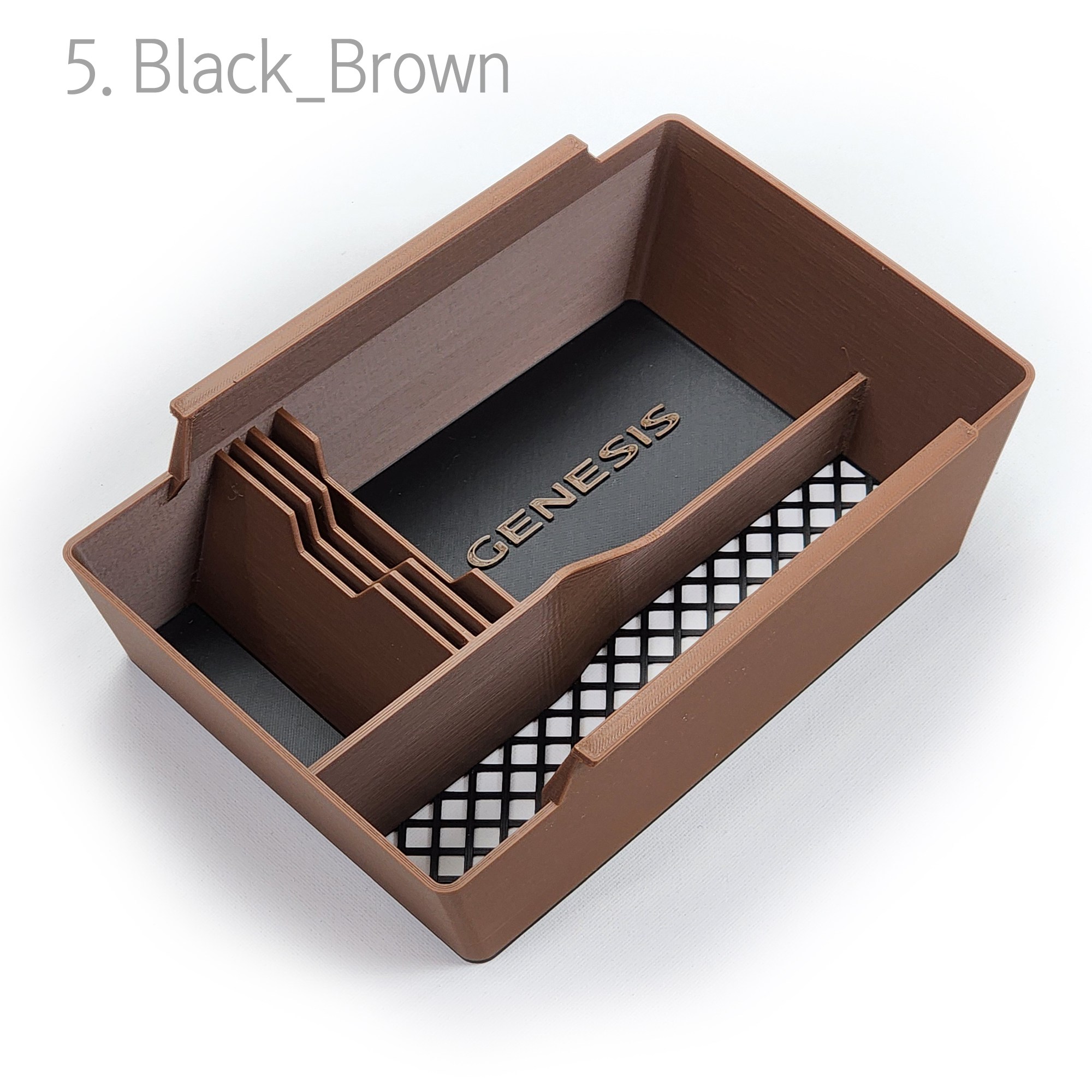 GV80 2024 페이스리프트 콘솔 트레이 수납함, 5. 블랙_브라운 21,700원