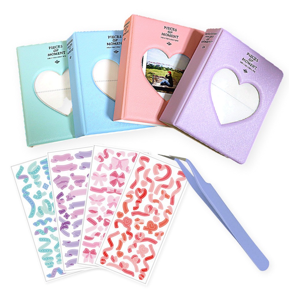 포카 256장 수납가능한 머글리 2단 콜렉트북 4종 + 다꾸 스티커 4종 + 집게 1개 올인원세트 19,980원