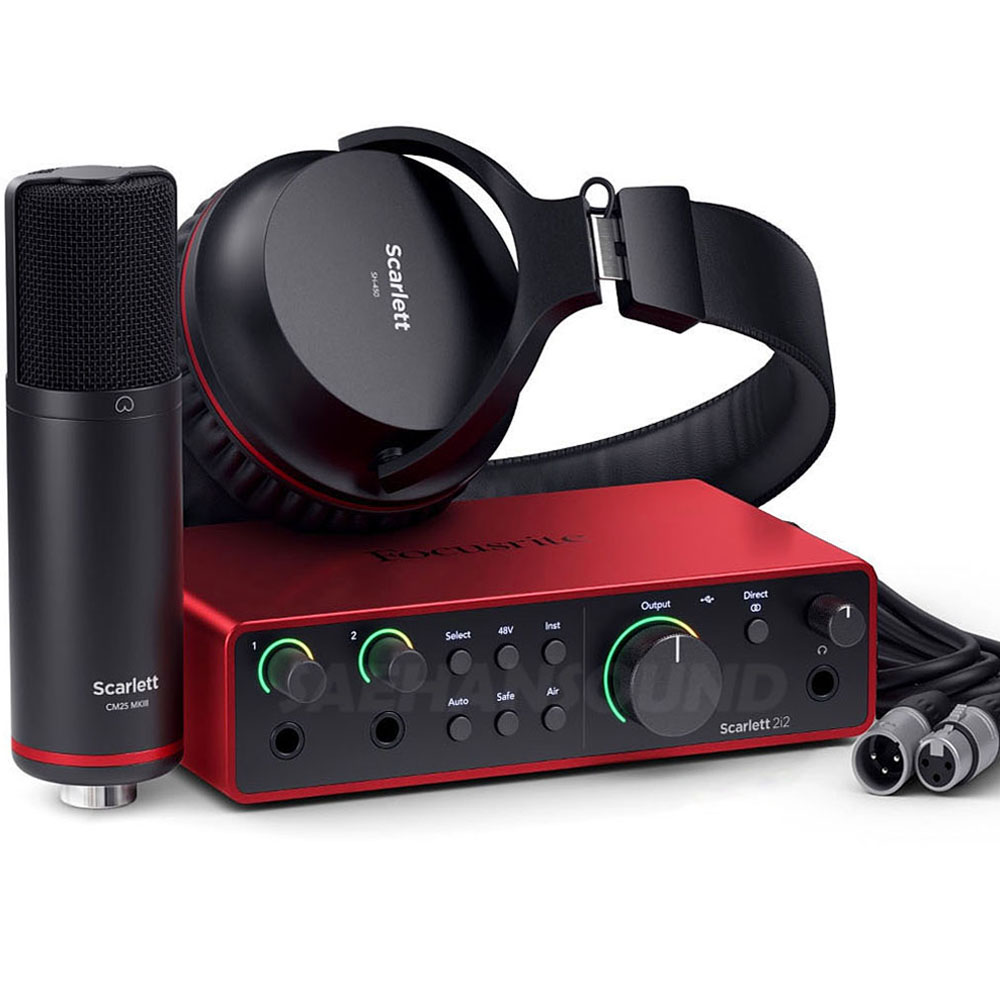 Focusrite Scarlett 2i2 Studio 4th Gen 포커스라이트 스칼렛 2i2 스튜디오 4세대 499,000원