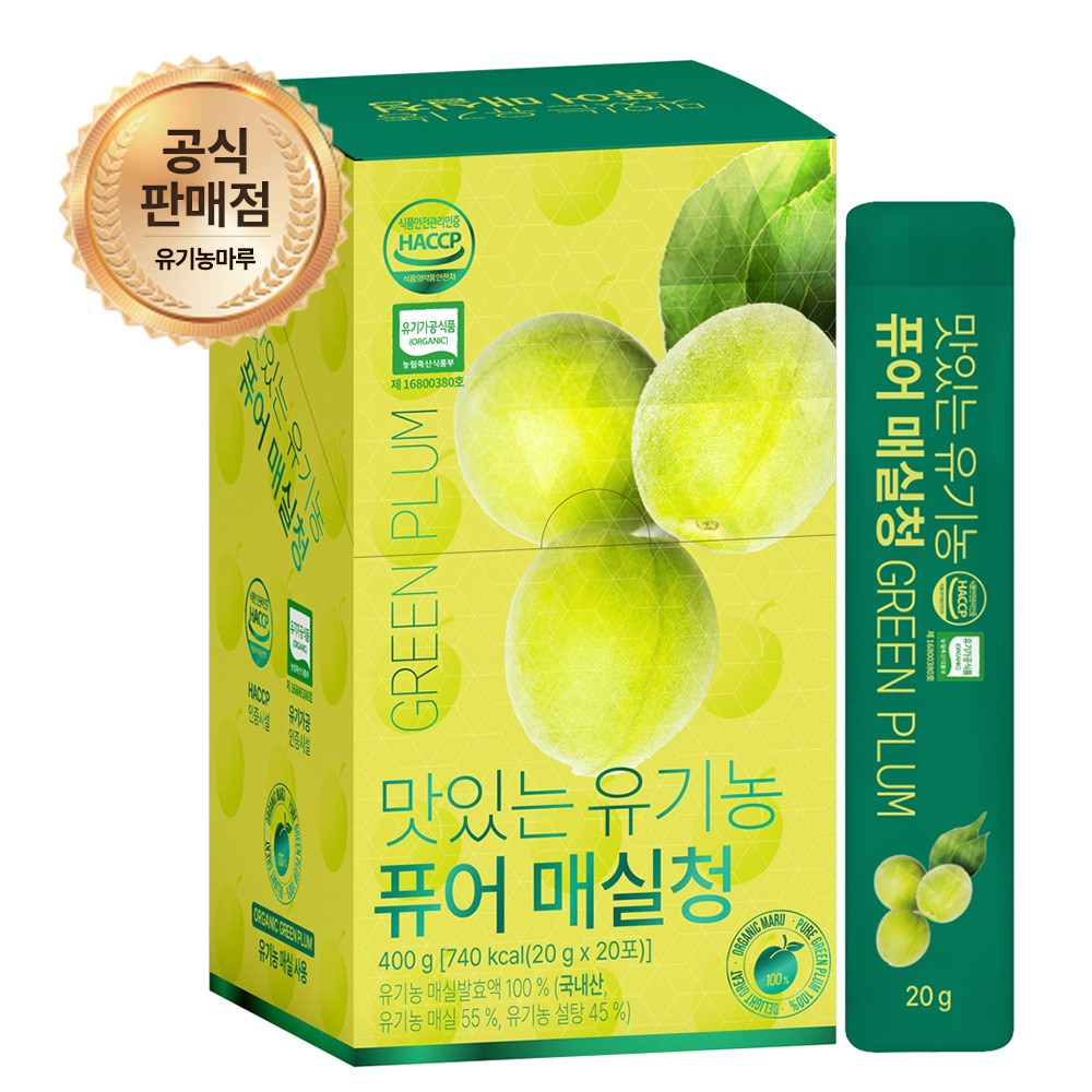 맛있는 유기농 퓨어 매실청 스틱 10,690원