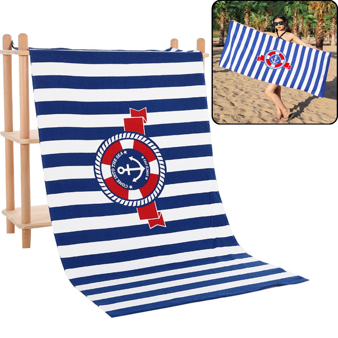 비벤너스 부드러운 성인 물놀이 대형 극세사 비치타올, 1개, 마린닻 9,000원