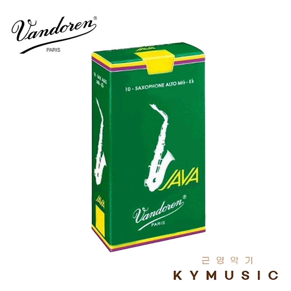 [Vandoren] 반도린 그린 자바 알토 색소폰 리드 50,000원