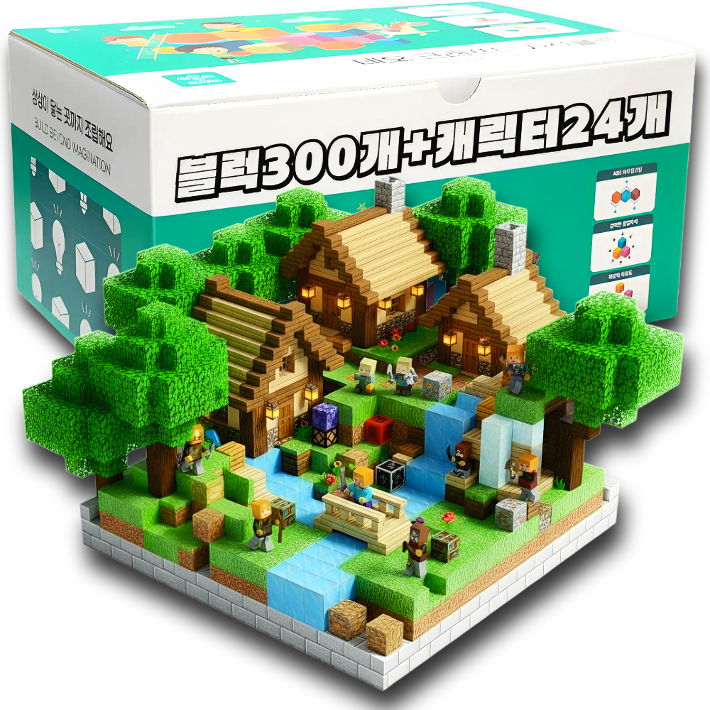 네오 크래프트 랜덤 자석블럭 캐릭터 세트 장난감, 1개 45,930원