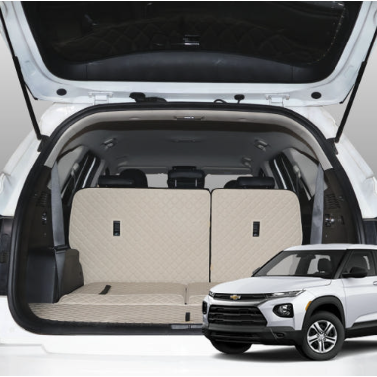 트레일블레이저 퀄팅 가죽 트렁크매트 차박 트렁크 바닥매트, 브라운, 트레일블레이져 39,900원