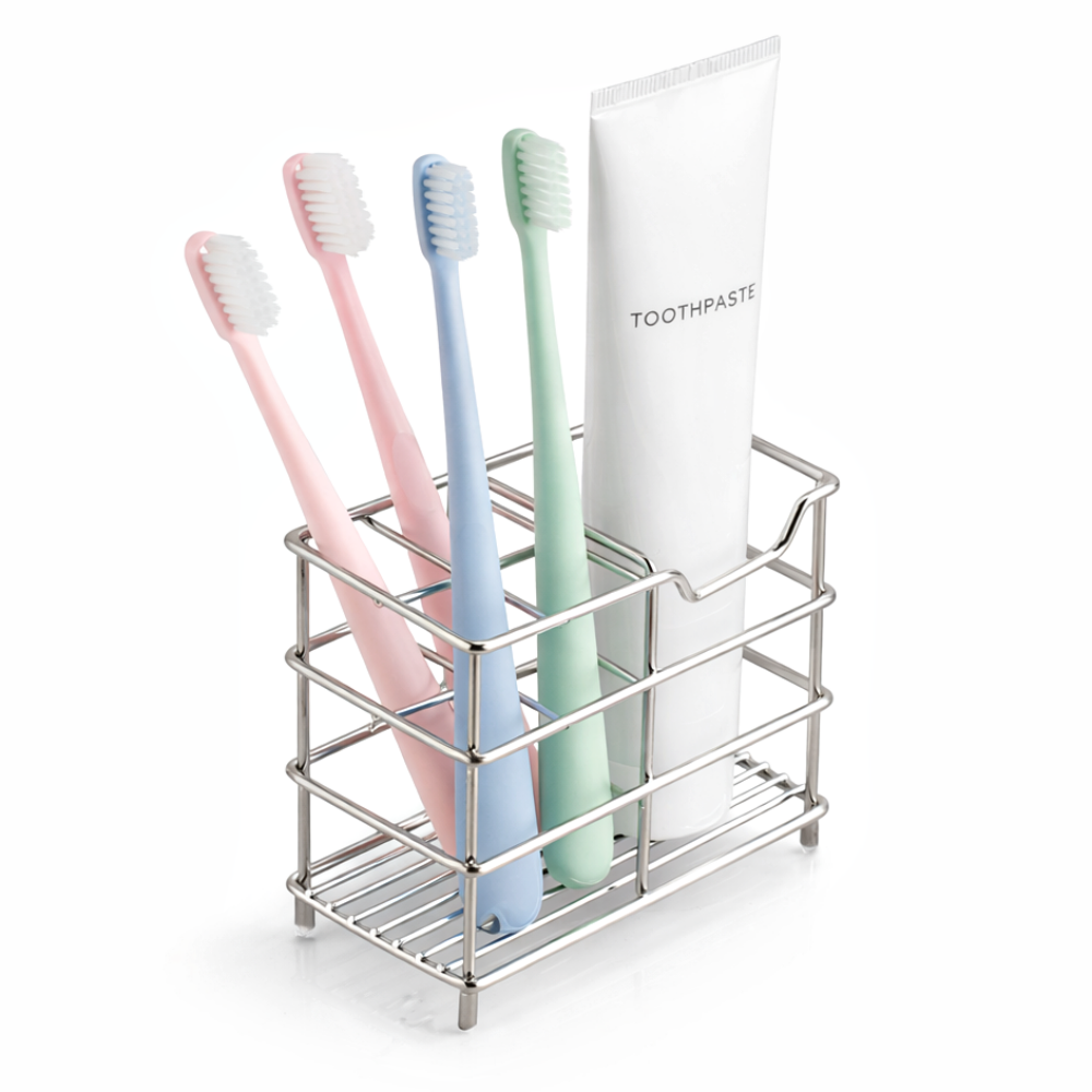 하우스키핀 304 스텐 무타공 칫솔꽂이 칫솔거치대, 1개, 실버 19,800원