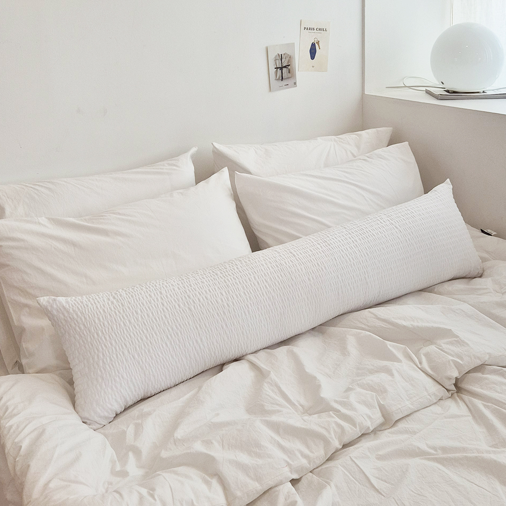 아임리빙 시어서커 네츄럴 다용도 바디필로우, 화이트 13,400원