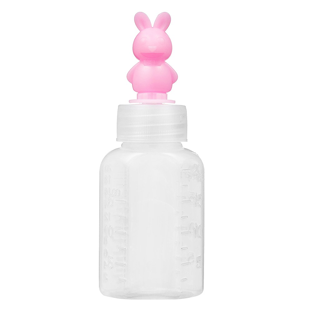 캐릭터 투약병 토끼 분홍 20ml PE 말랑이 긴마개 100개입 16,900원