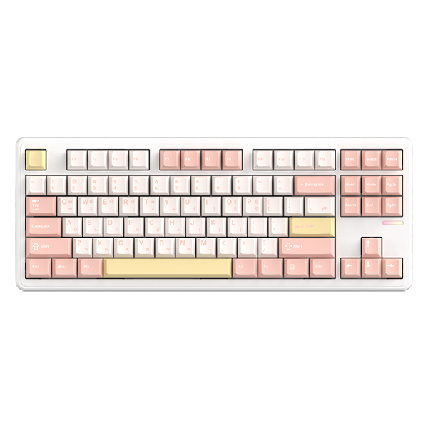 SPM PL87W MOKSAE 유무선 저소음 기계식 키보드 게이밍 텐키리스 핫스왑 핑크 64,900원