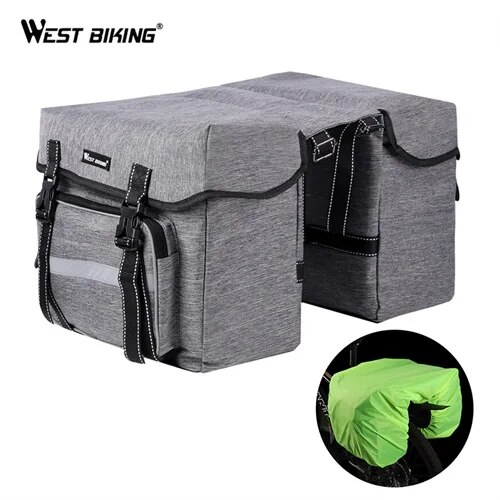 자전거 짐받이 가방 캐링백 패니어백 서쪽 25L 대용량 뒷좌석 레인 커버 야외 MTB 도로 42,700원