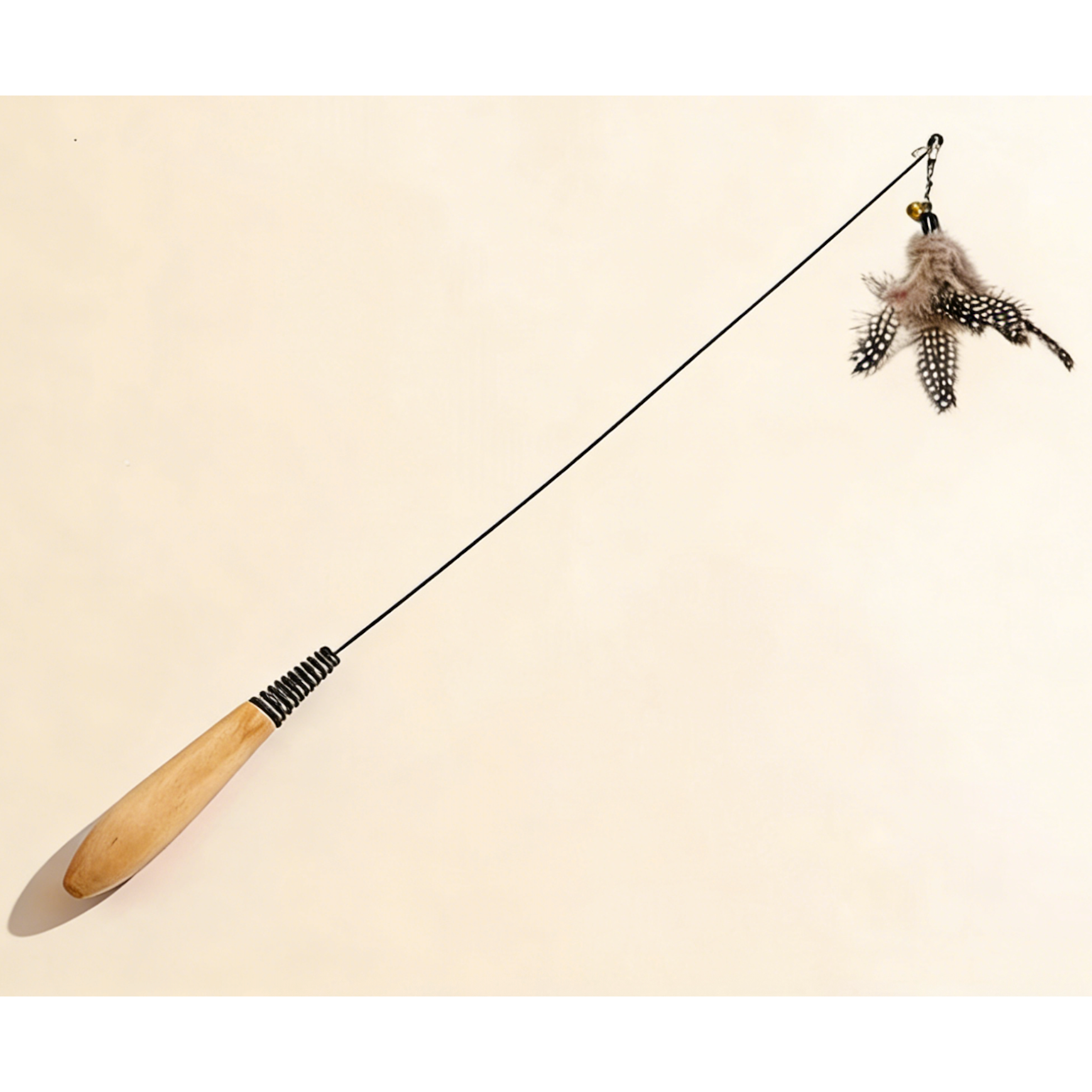 릴리스프링 나무 스프링 고양이 낚시대 장난감, 꿀벌, 깃털, 곤충, 3종, 1세트, 1 7,900원