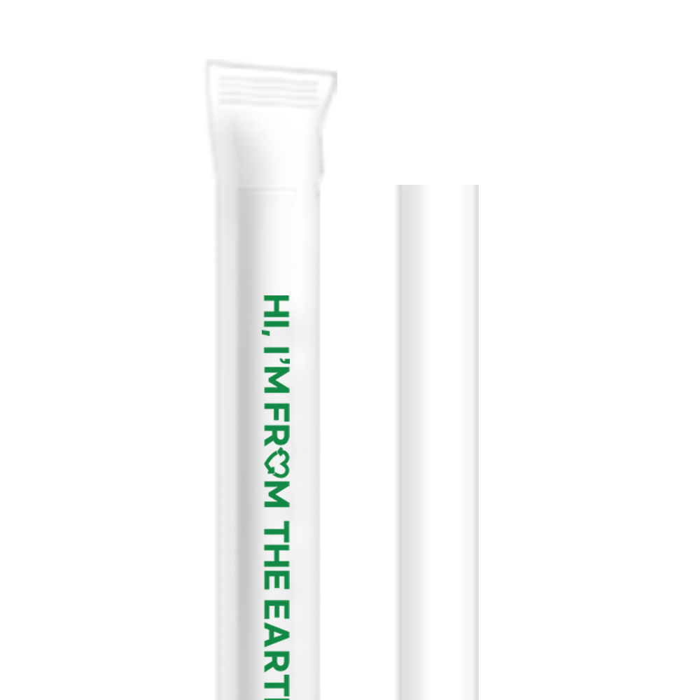 스마일어스 PLA 옥수수 버블티 빨대 23cm 개별 포장, 1개, 100개입 5,100원