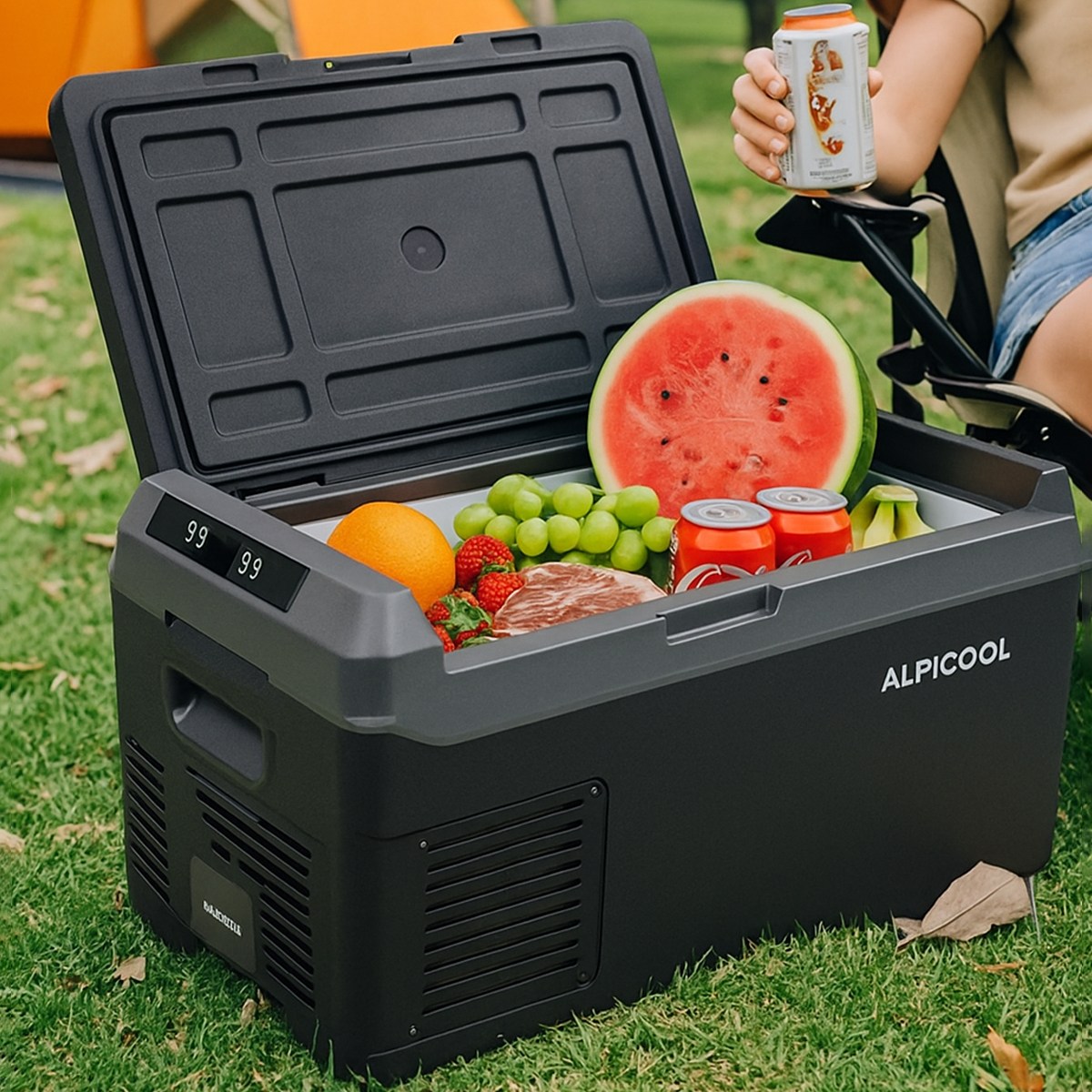 지아이 차량용 냉장고 알피쿨 대용량 이동식 캠핑용 다용도 차박 300,000원